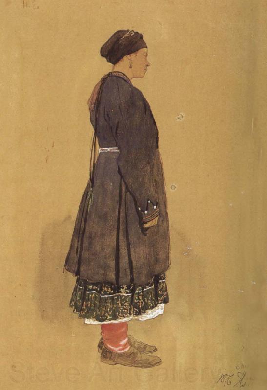 Ilya Repin Tital of Peasant France oil painting art